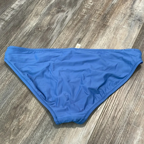 Helen Jon Nantucket Sweetheart Halter Bikini Top Medium Solid Blue Bottom - Picture 13 of 13